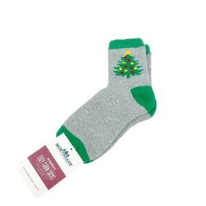 Northeast Outfitters Neo Cozy Cabin Marled Icon Crew Socks Gray Womens Size 5-10